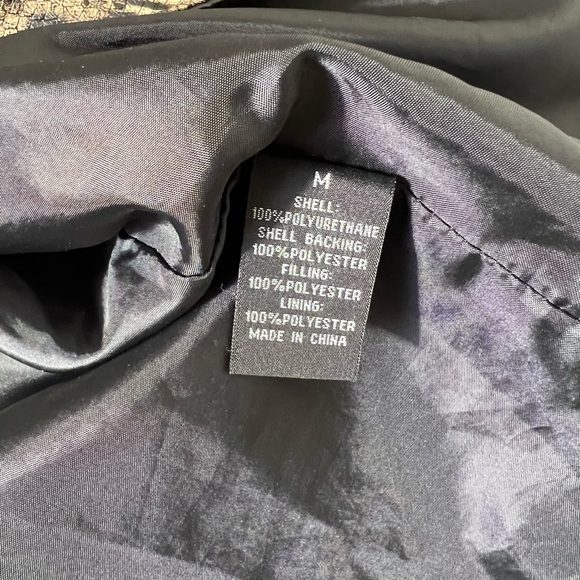 Baccini Black and Brown Animal Print Leopard Cheetah Faux Leather Moto Jacket - Picture 6 of 6